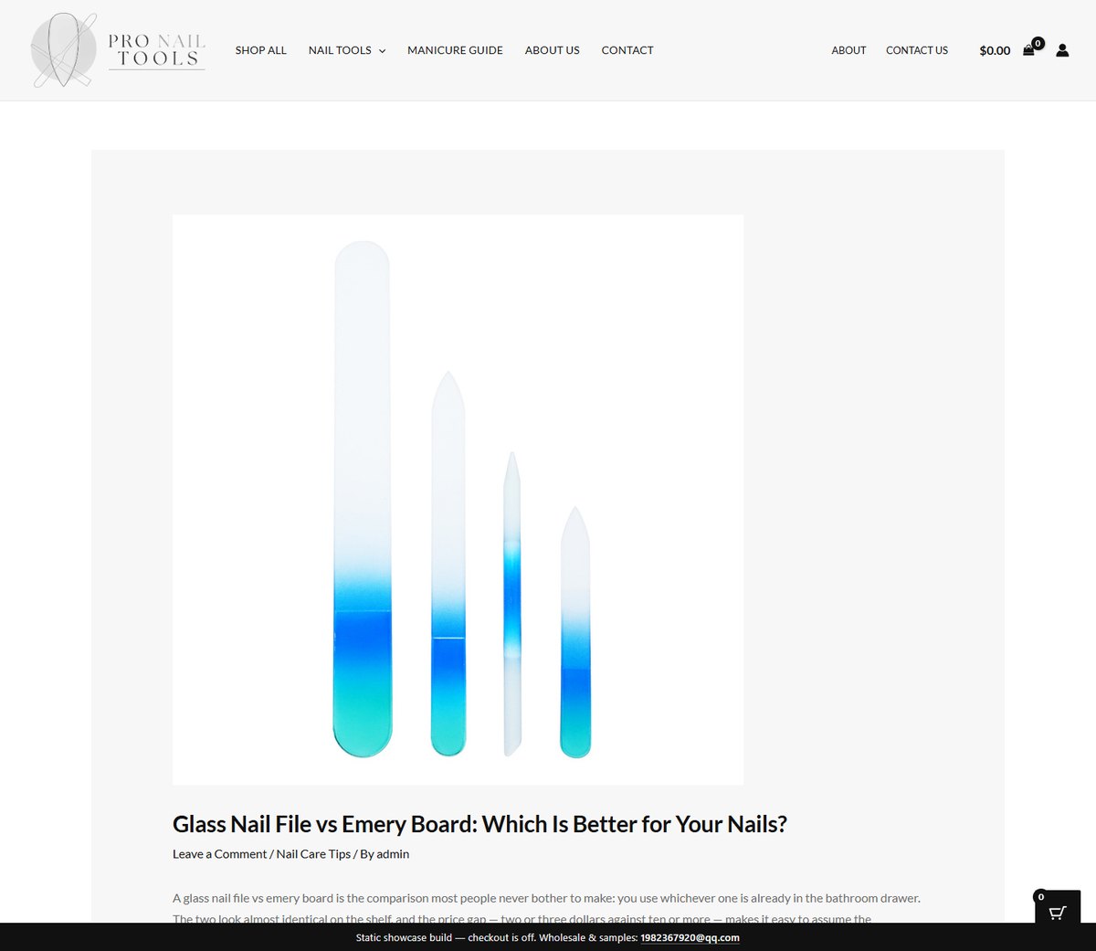 SEO article page